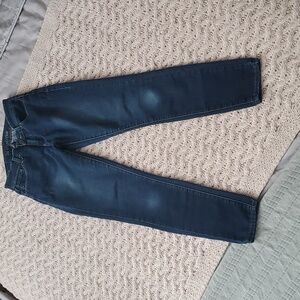 Soft Low Rise Curvy Jegging Butt Curving Jeans Dark Blue- Small